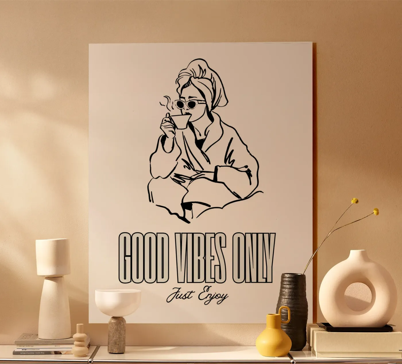 JUST ENJOY acryl van BAWA