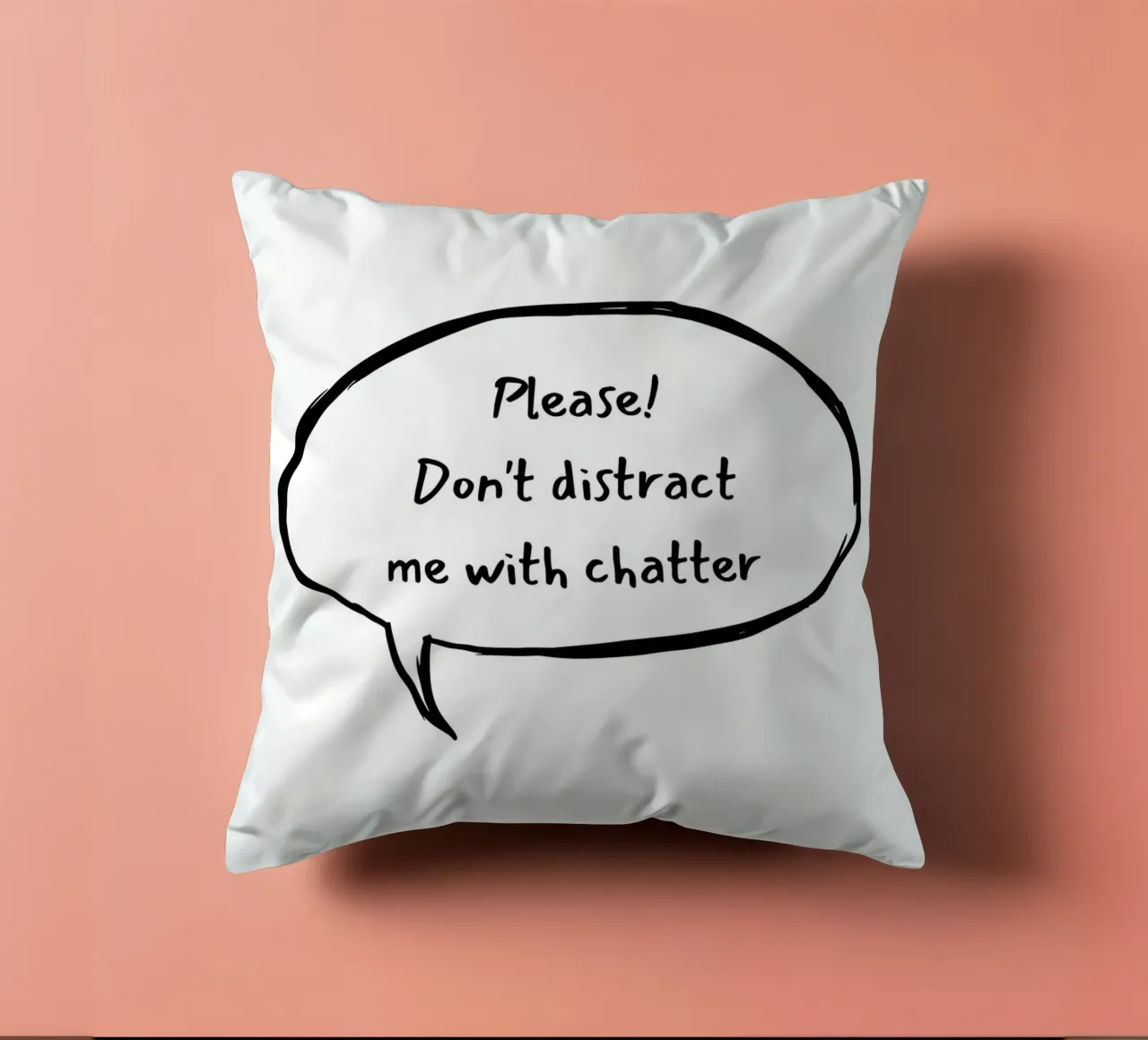 DON‘T DISTRACT cuscino da BAWA