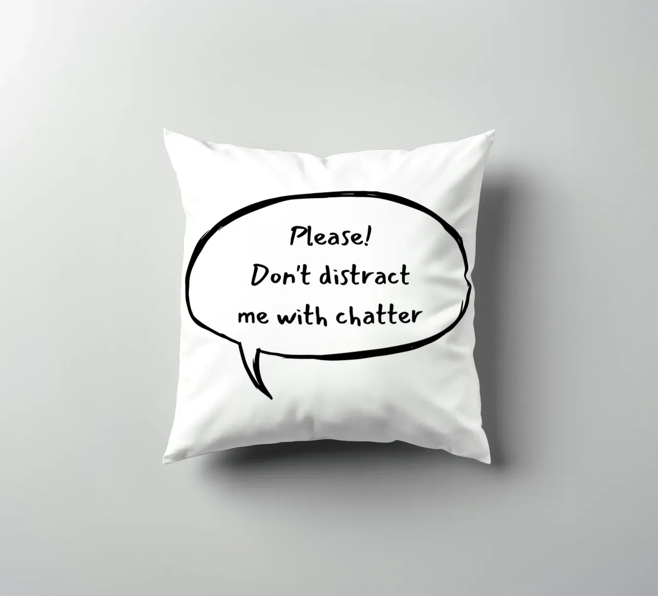 DON‘T DISTRACT cuscino da BAWA