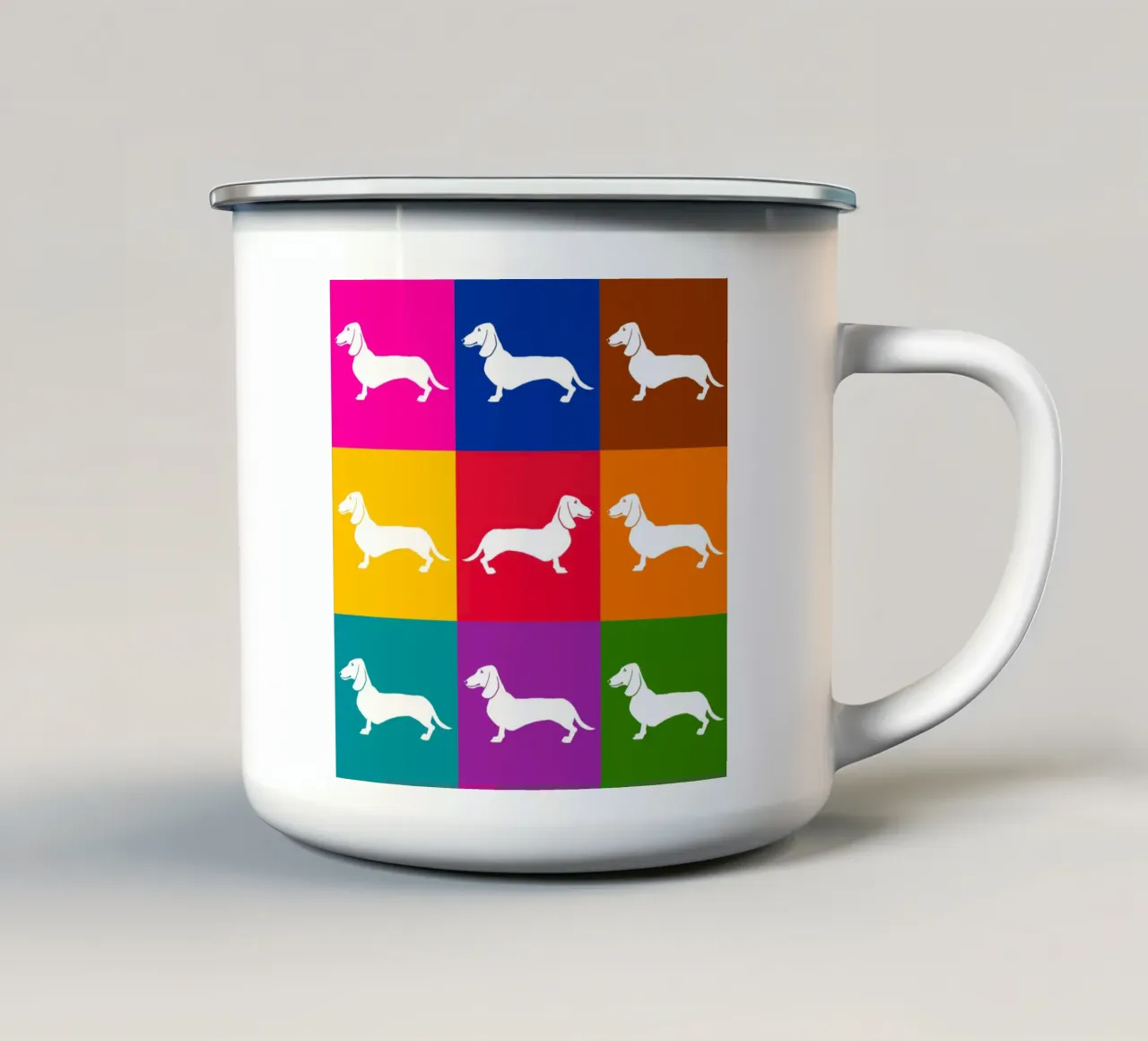Impetuoso tazza in smalto da Pop dogs