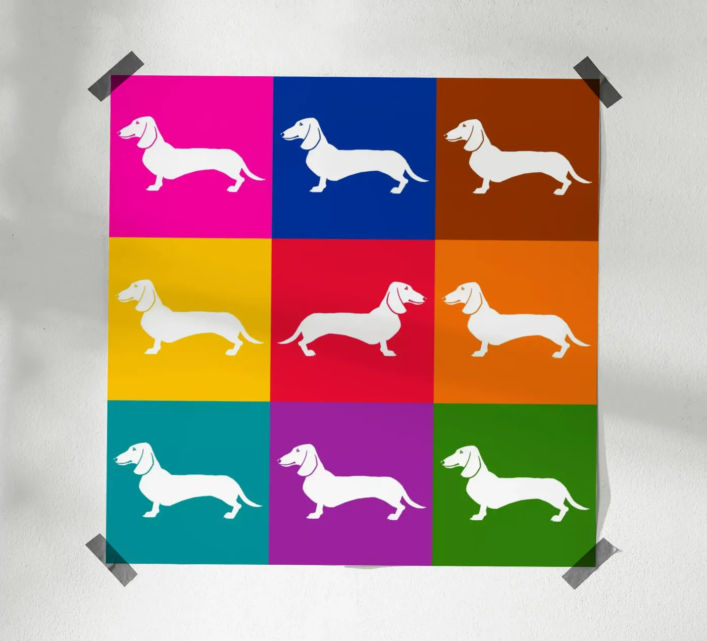 Onstuimig poster van Pop dogs