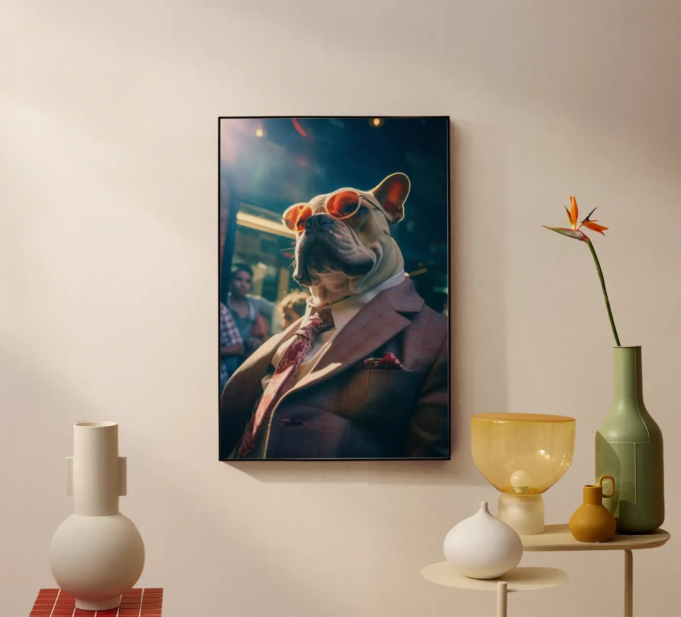 Tony plexiglas de Affiches Chien Originales – Dogland