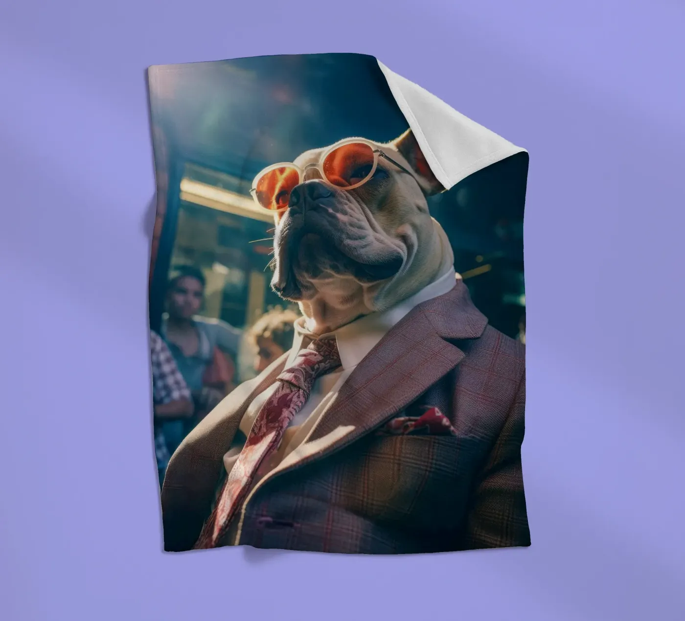 Tony fleecedeken van Affiches Chien Originales – Dogland