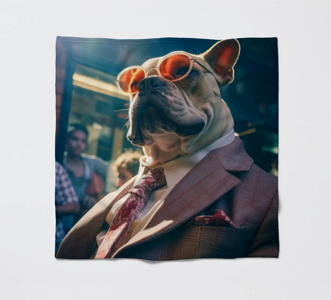 Tony fleecedeken van Affiches Chien Originales – Dogland