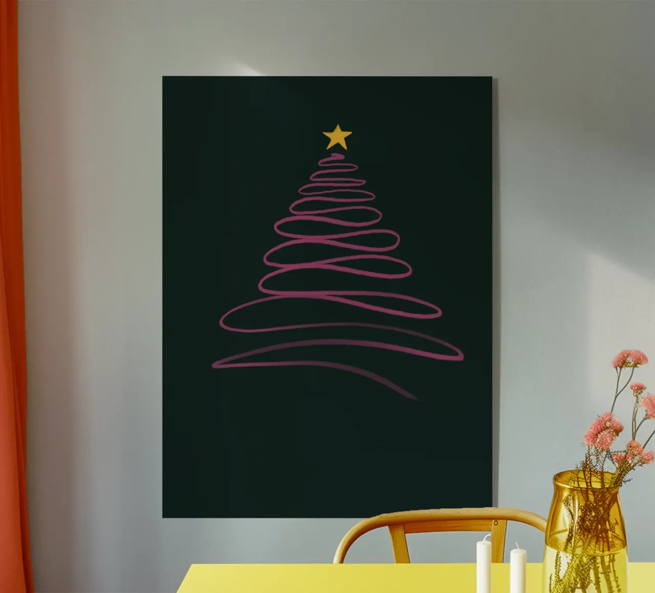 Christmas tree plexiglass da sketch_visual_studio