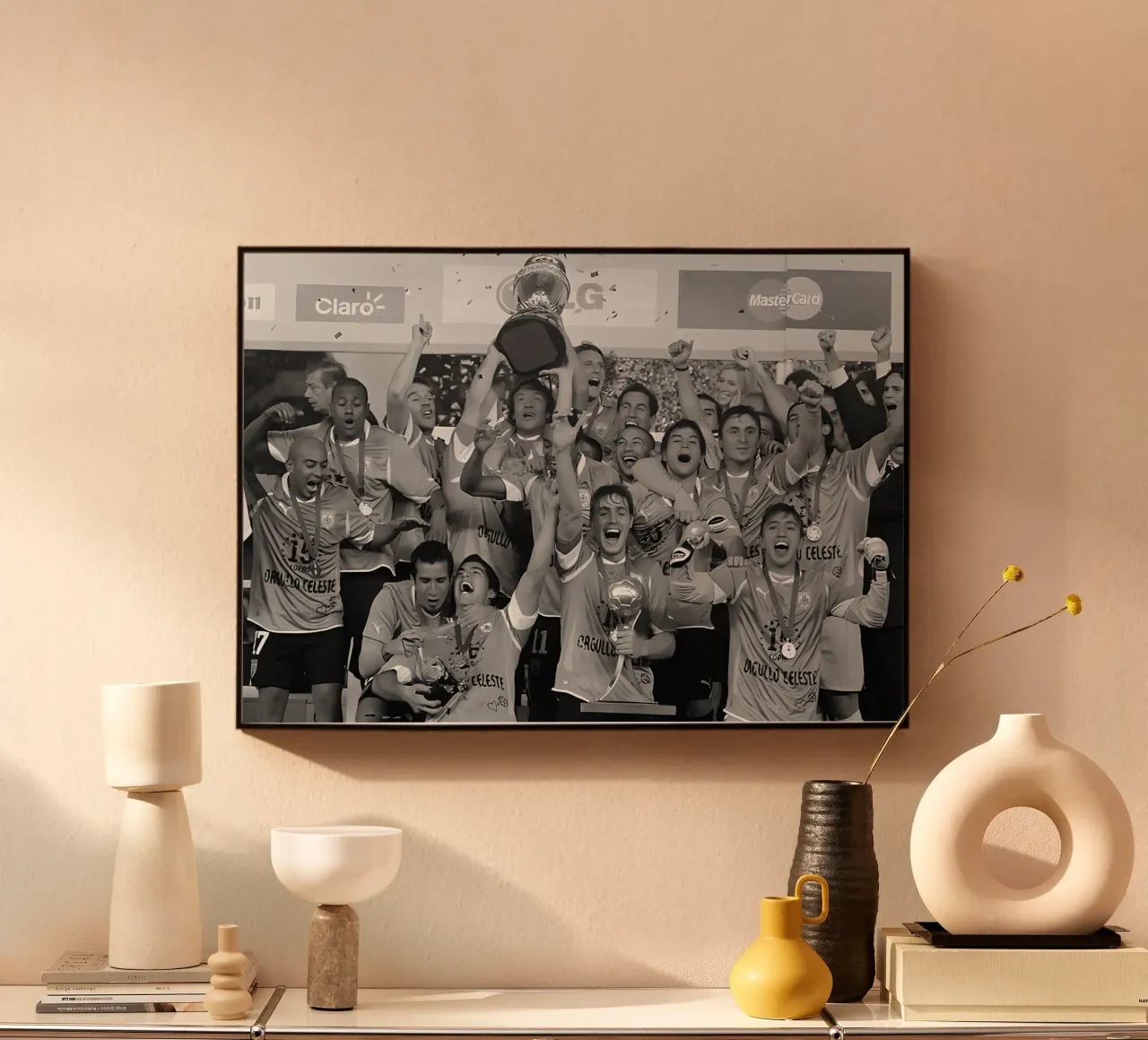 Uruguay WRCP plexiglass da Black White Poster