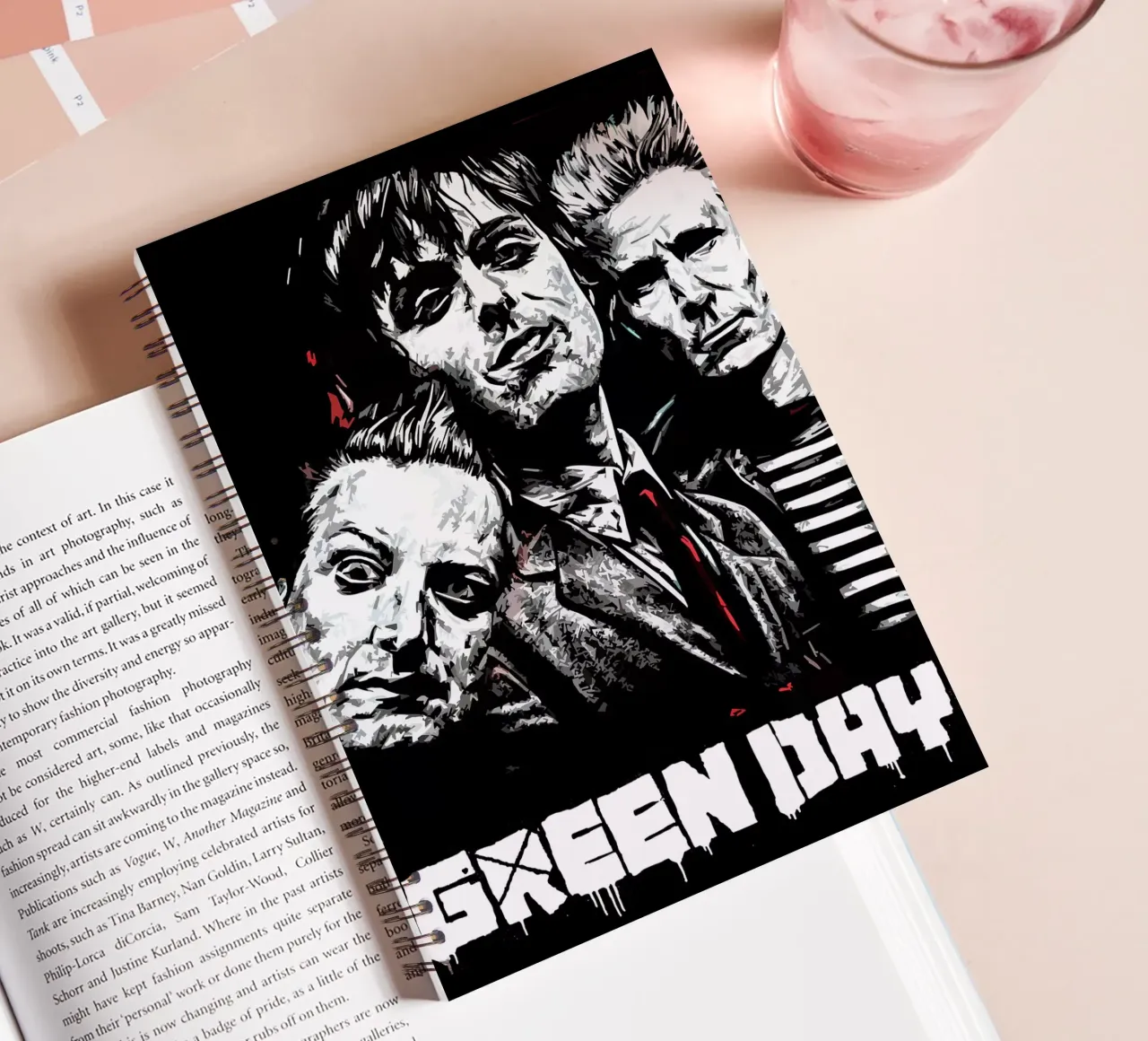 Green Day groupe musique carnet à spirale de music soul