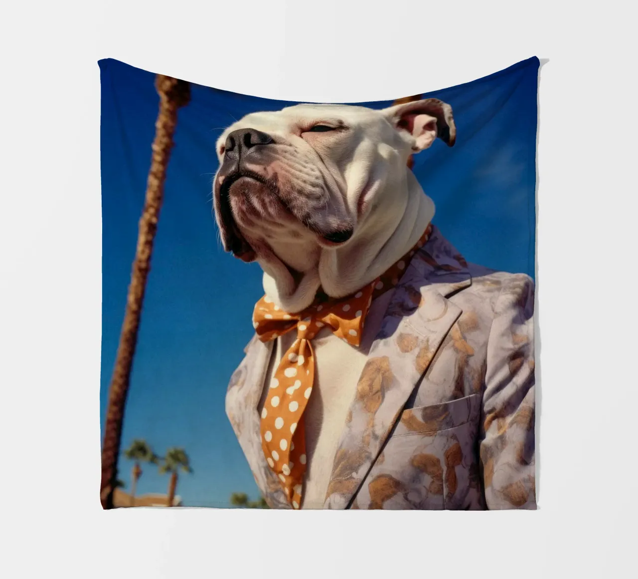 Mickey Fleecedecke von Affiches Chien Originales – Dogland