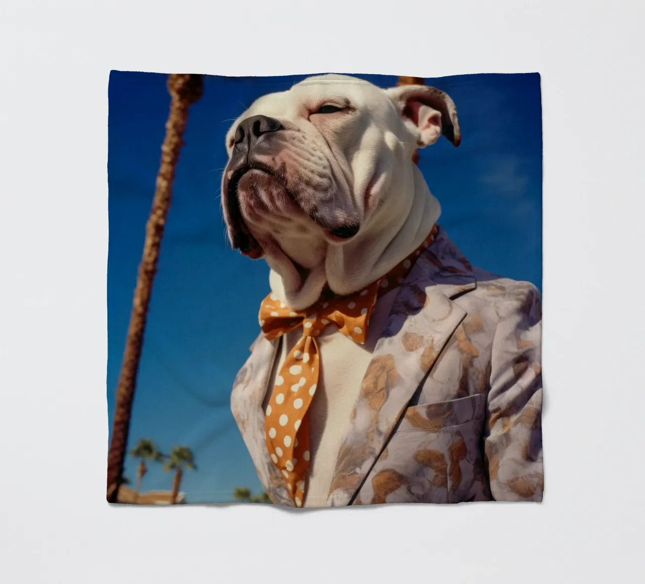 Mickey Fleecedecke von Affiches Chien Originales – Dogland