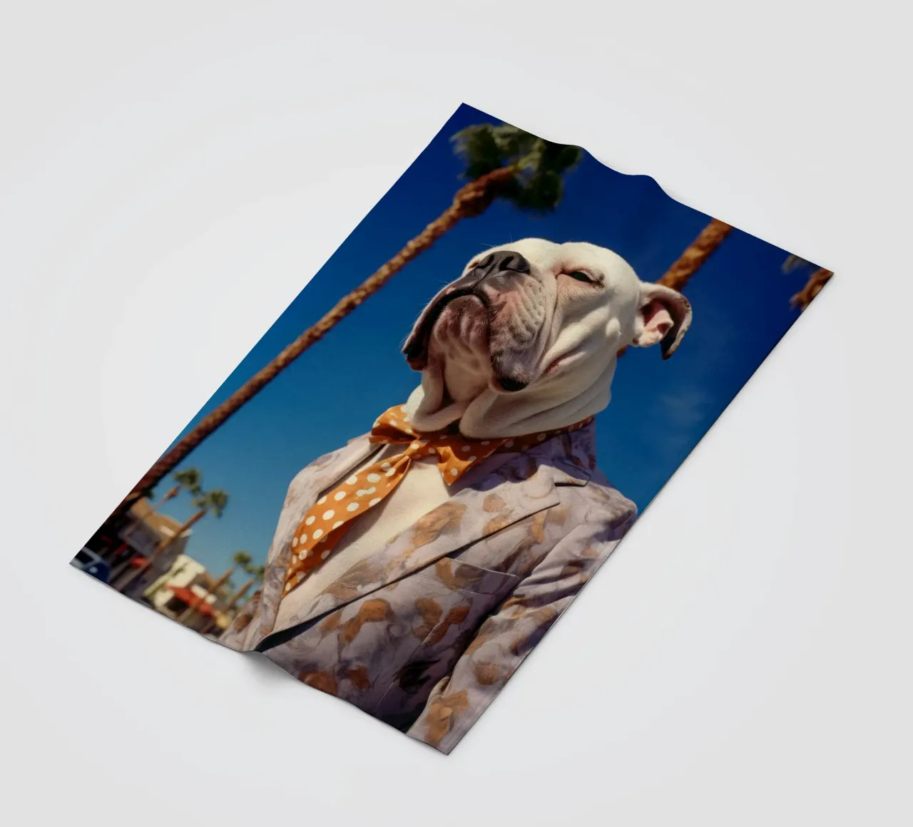 Mickey Fleecedecke von Affiches Chien Originales – Dogland