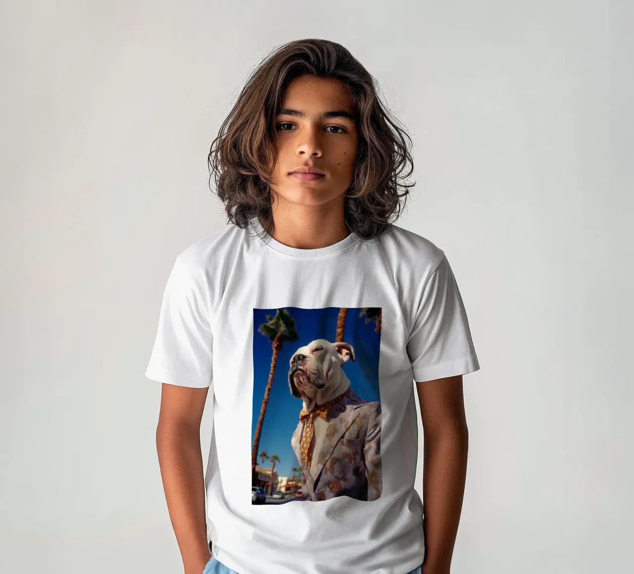 Mickey t-shirt bambini da Affiches Chien Originales – Dogland