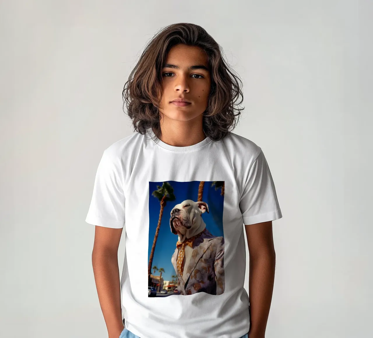 Mickey t-shirt bambini da Affiches Chien Originales – Dogland