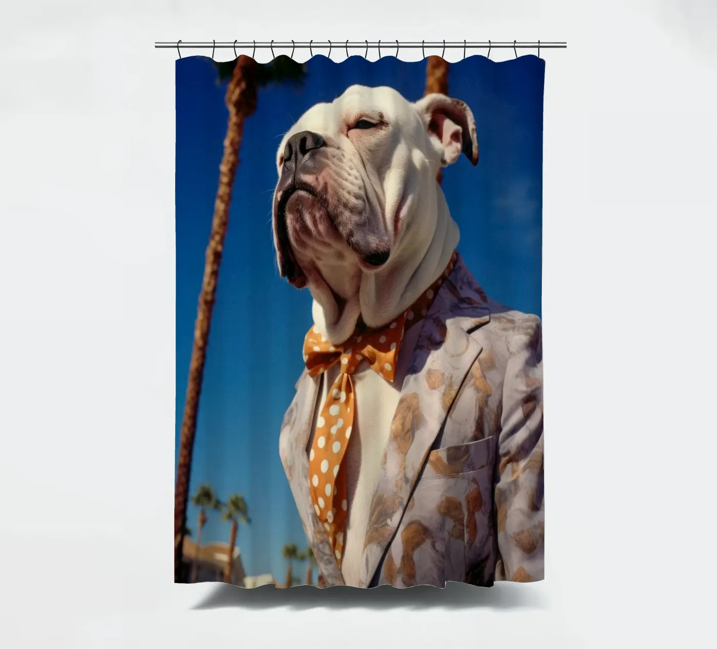 Mickey Duschvorhang von Affiches Chien Originales – Dogland