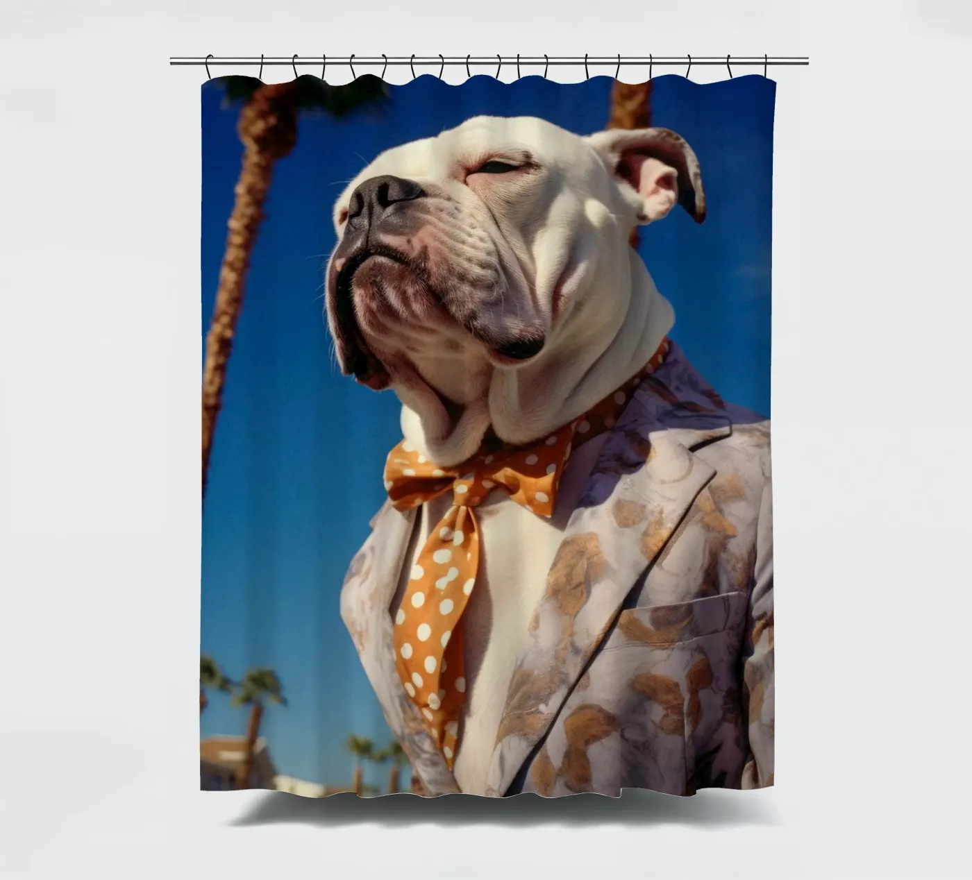 Mickey Duschvorhang von Affiches Chien Originales – Dogland
