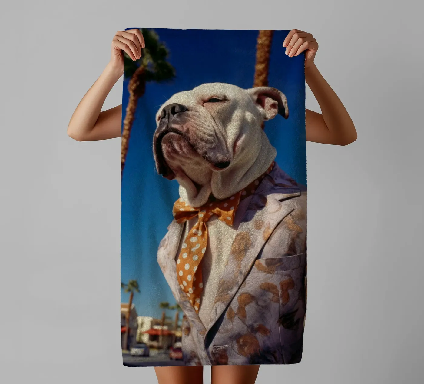 Mickey towel by Affiches Chien Originales – Dogland