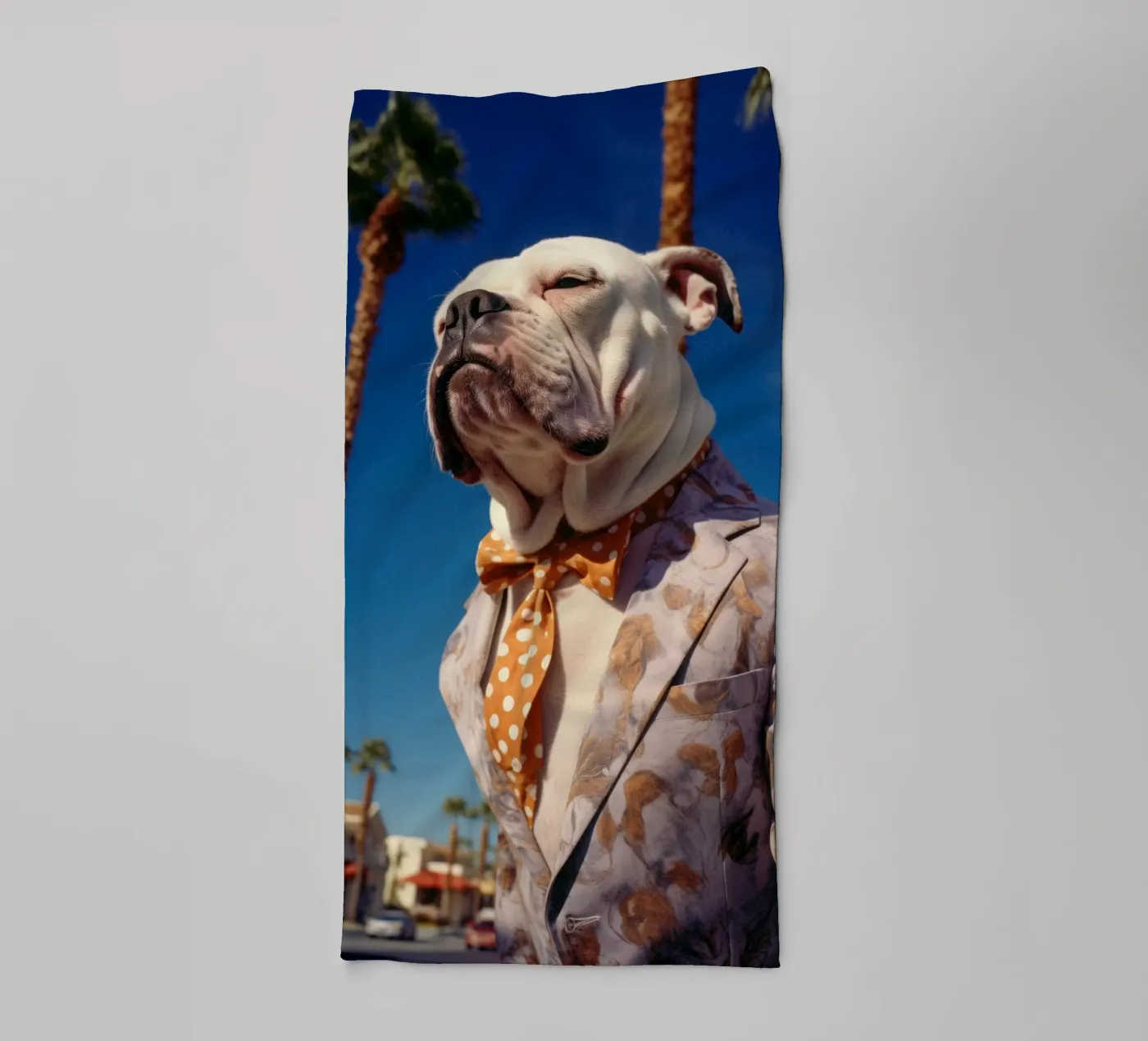 Mickey Handtuch von Affiches Chien Originales – Dogland