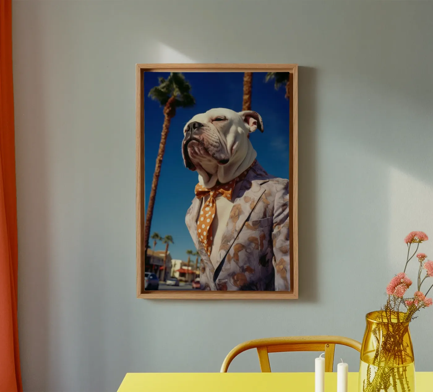 Mickey canvas van Affiches Chien Originales – Dogland