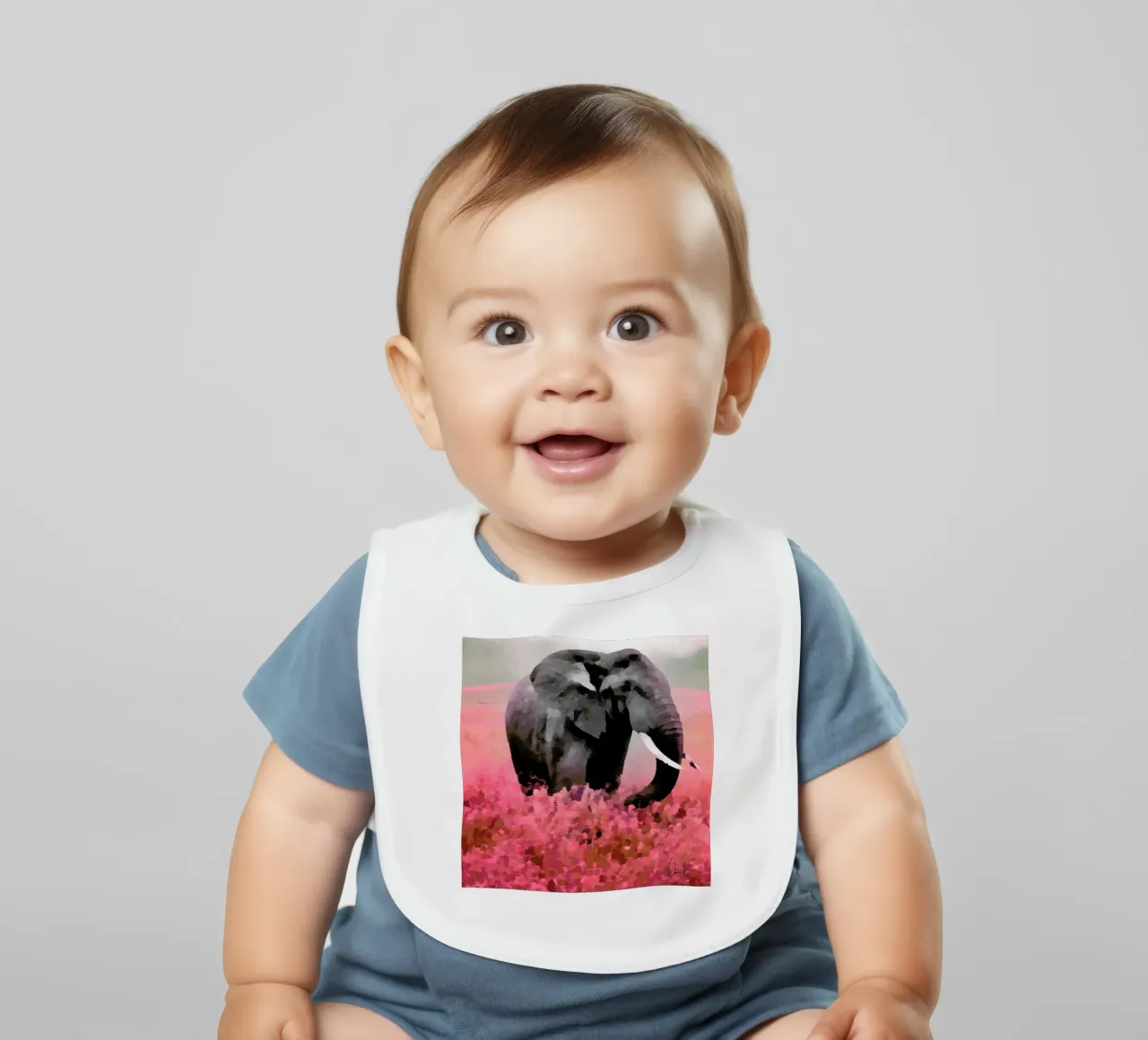 Ele-Phant bavaglino da Xchange Art Studio