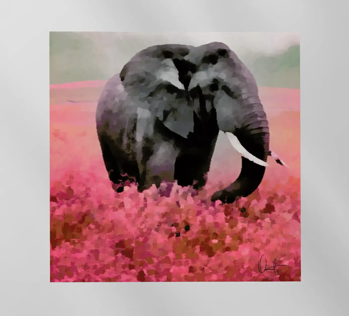 Ele-Phant pellicola backlit da Xchange Art Studio