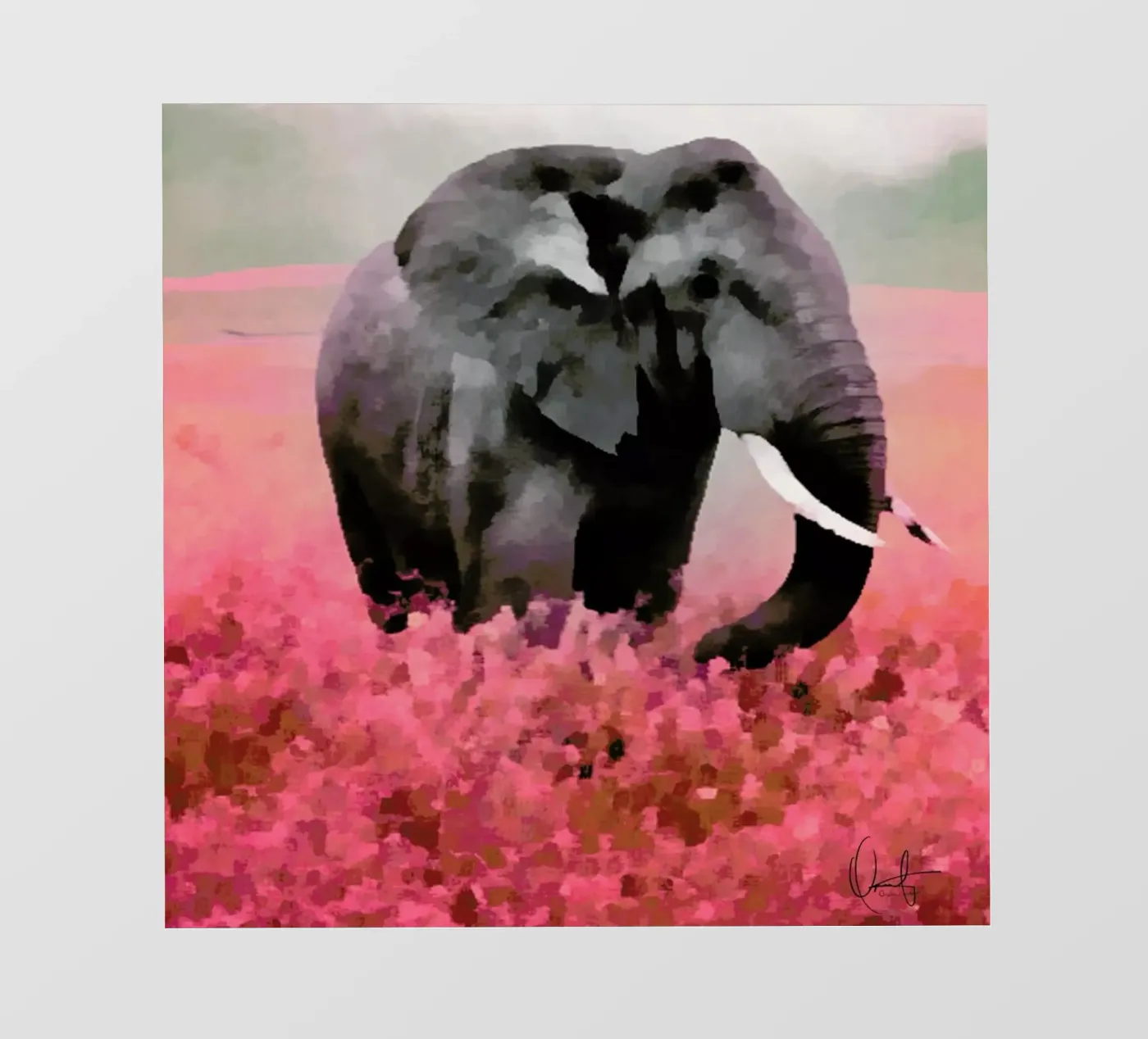 Ele-Phant pellicola backlit da Xchange Art Studio