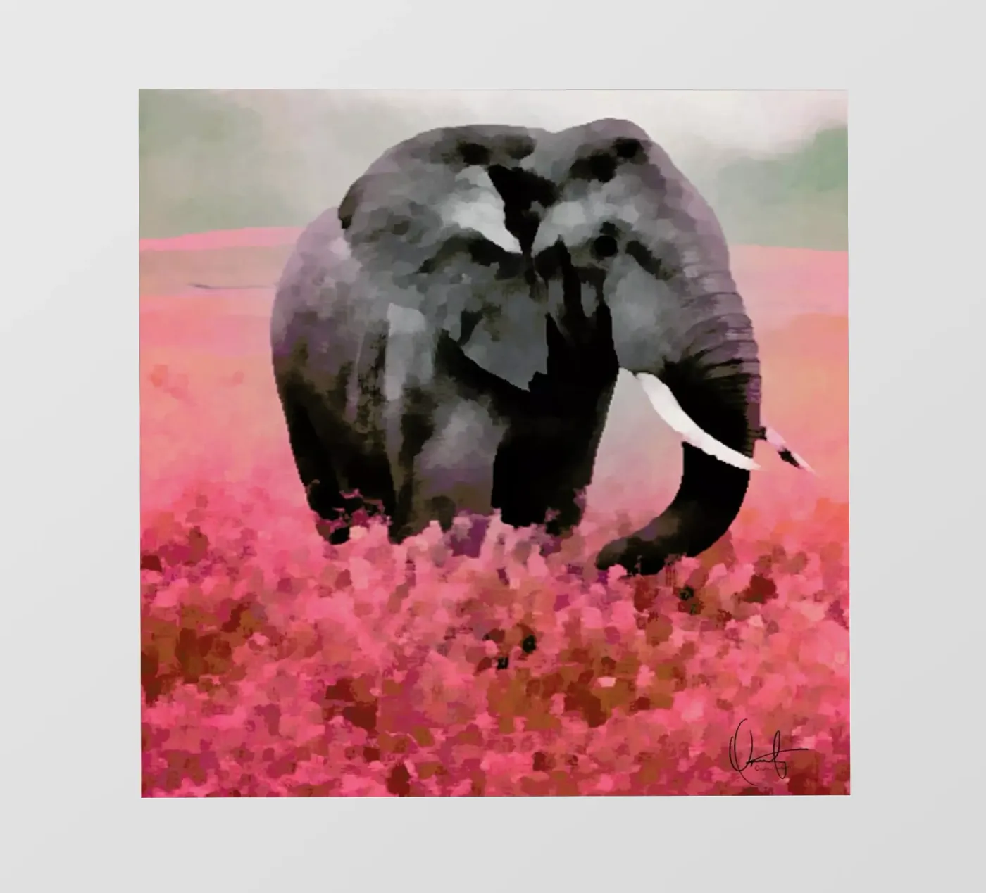 Ele-Phant pellicola backlit da Xchange Art Studio