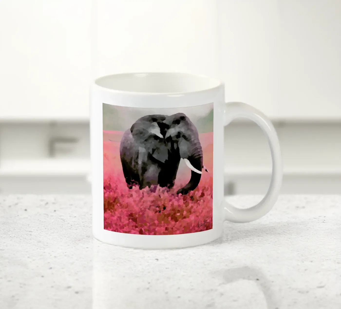 Ele-Phant ceramic mug by Xchange Art Studio