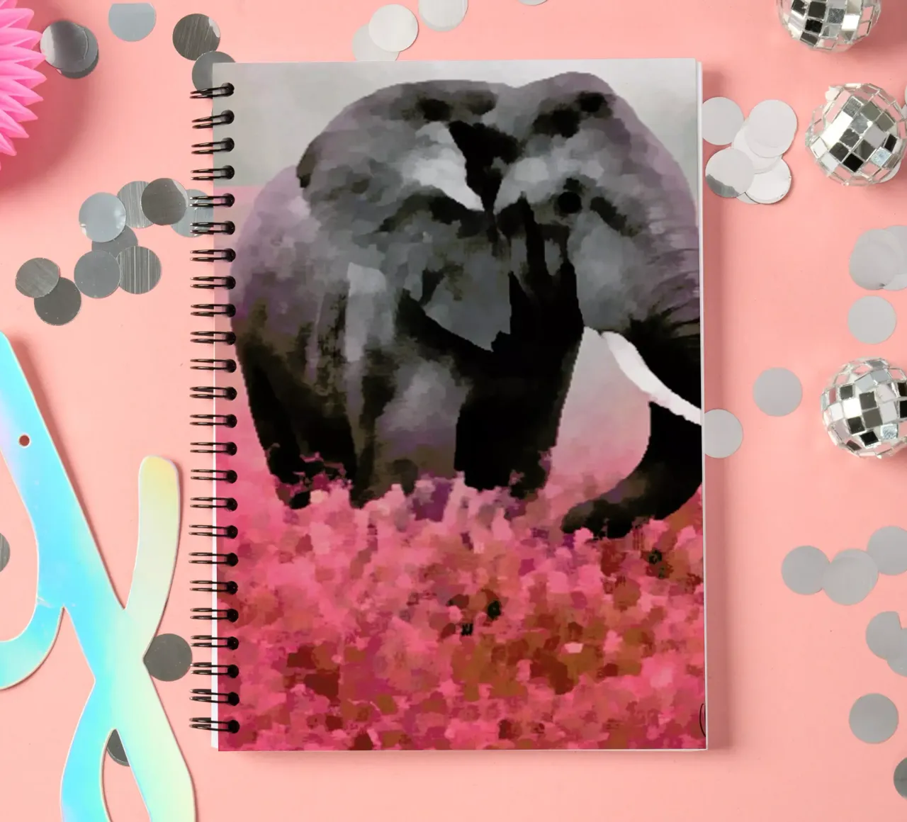 Ele-Phant spiral notebook by Xchange Art Studio