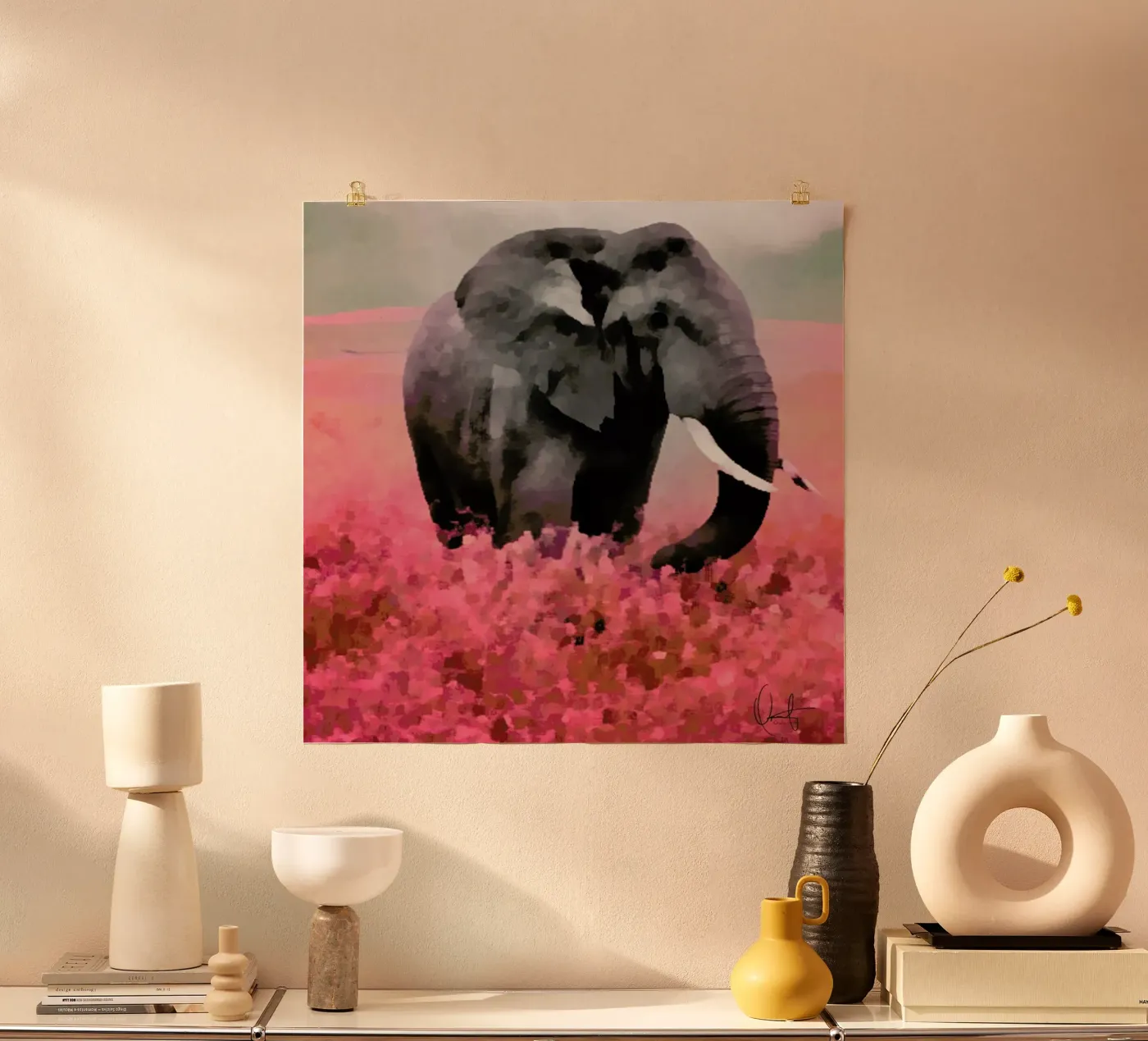 Ele-Phant poster van Xchange Art Studio