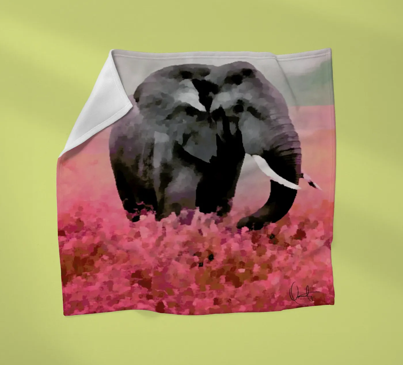 Ele-Phant Fleecedecke von Xchange Art Studio