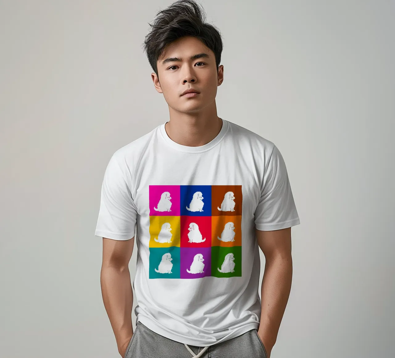 Piccolo spitz t-shirt da Pop dogs