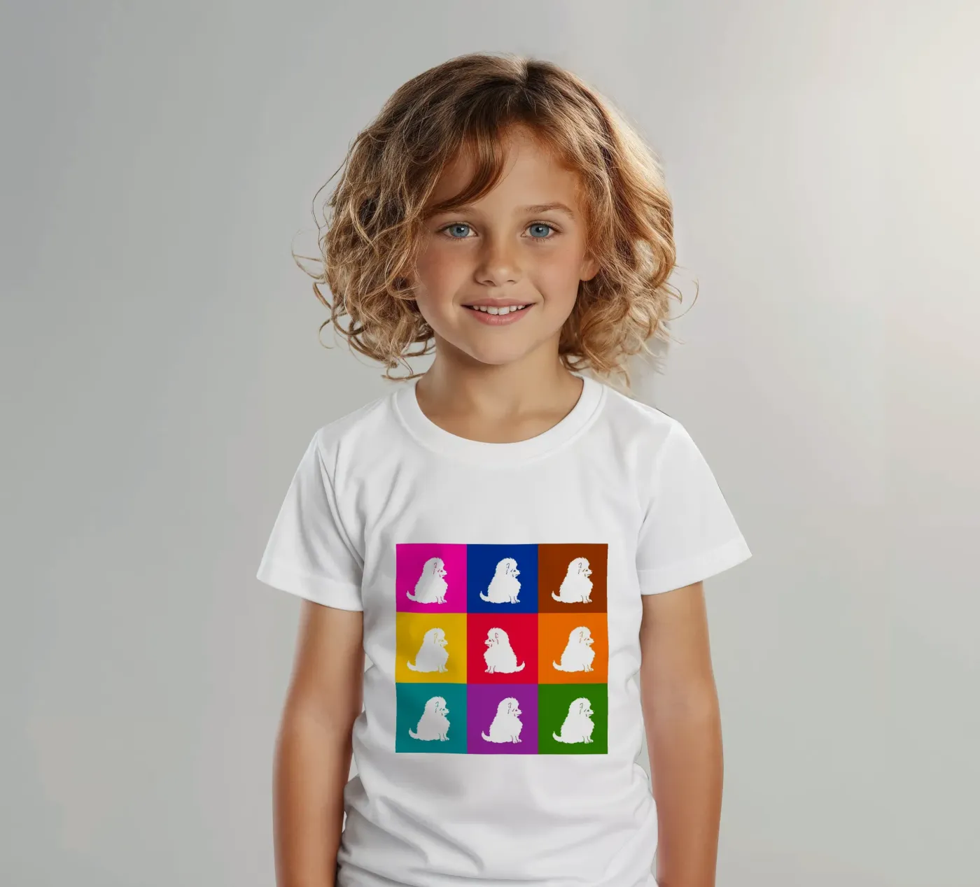 Piccolo spitz t-shirt bambini da Pop dogs