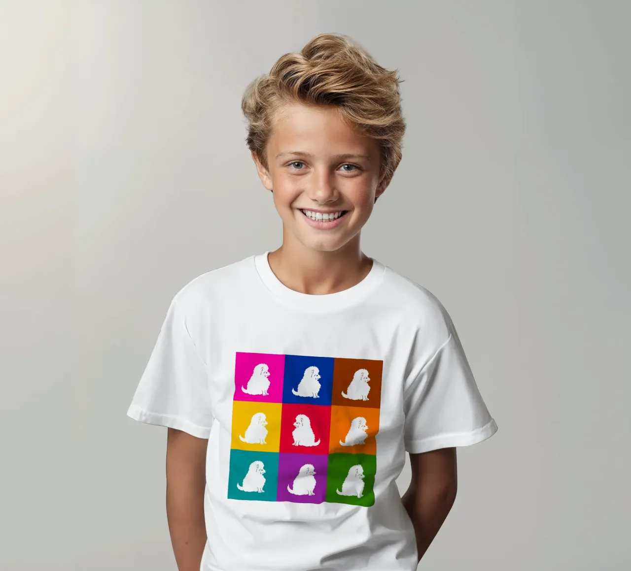 Small spitz kids t-shirt by Pop dogs