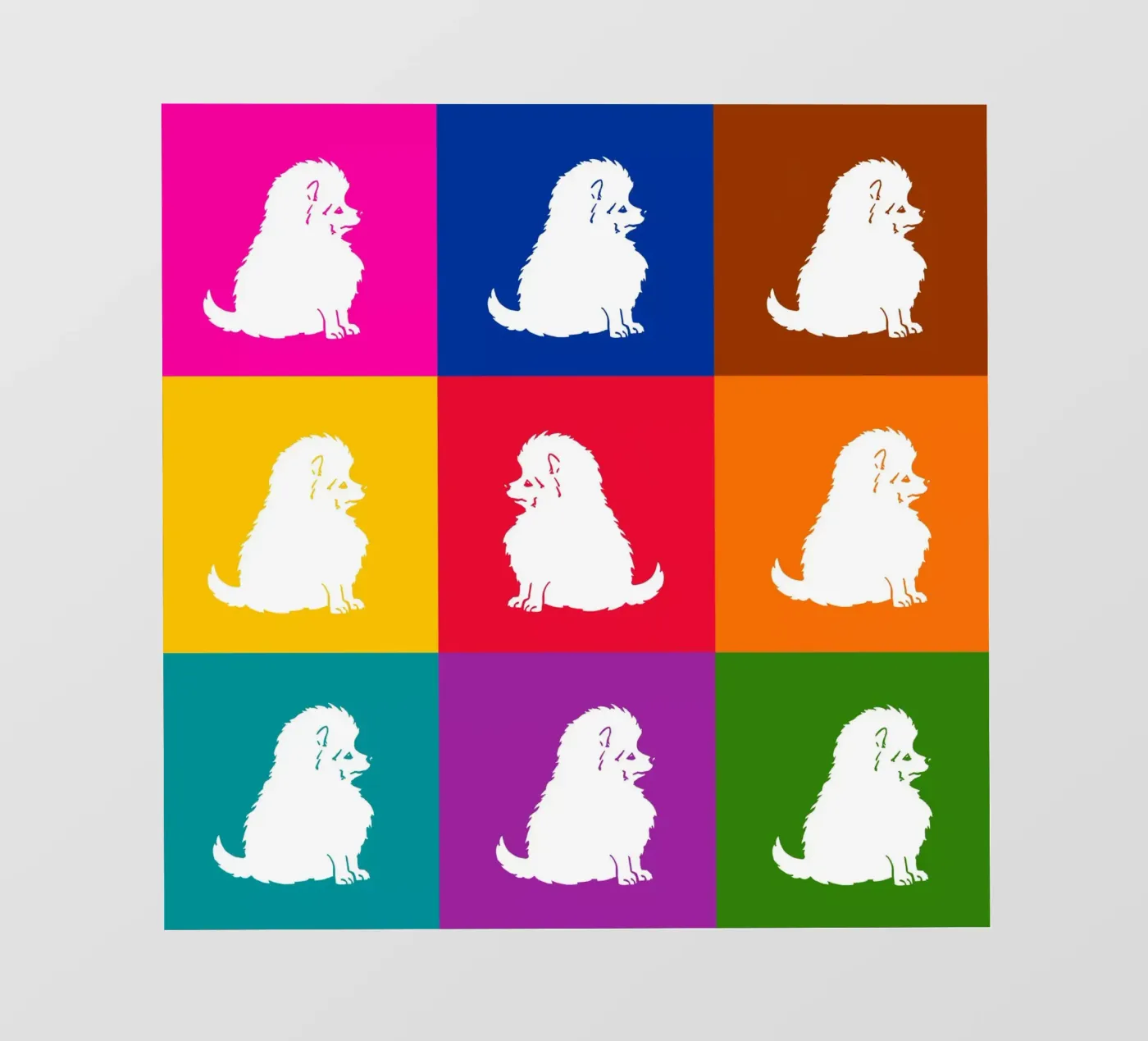 Small spitz papier peint photo de Pop dogs