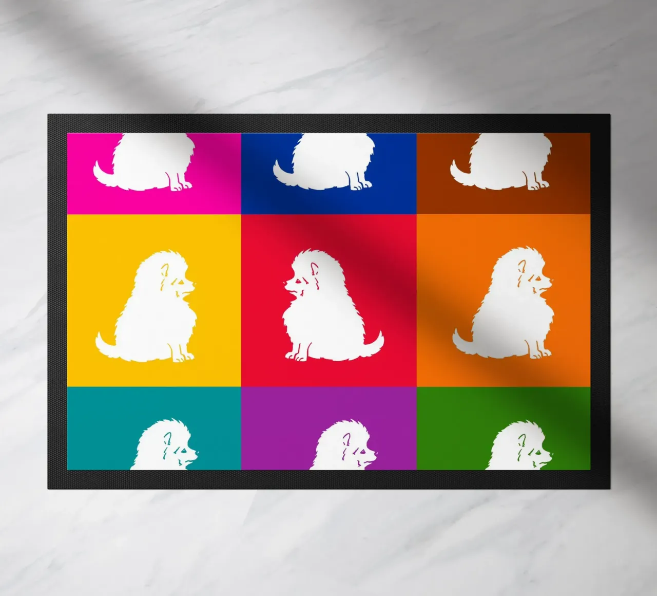 Small spitz doormat by Pop dogs