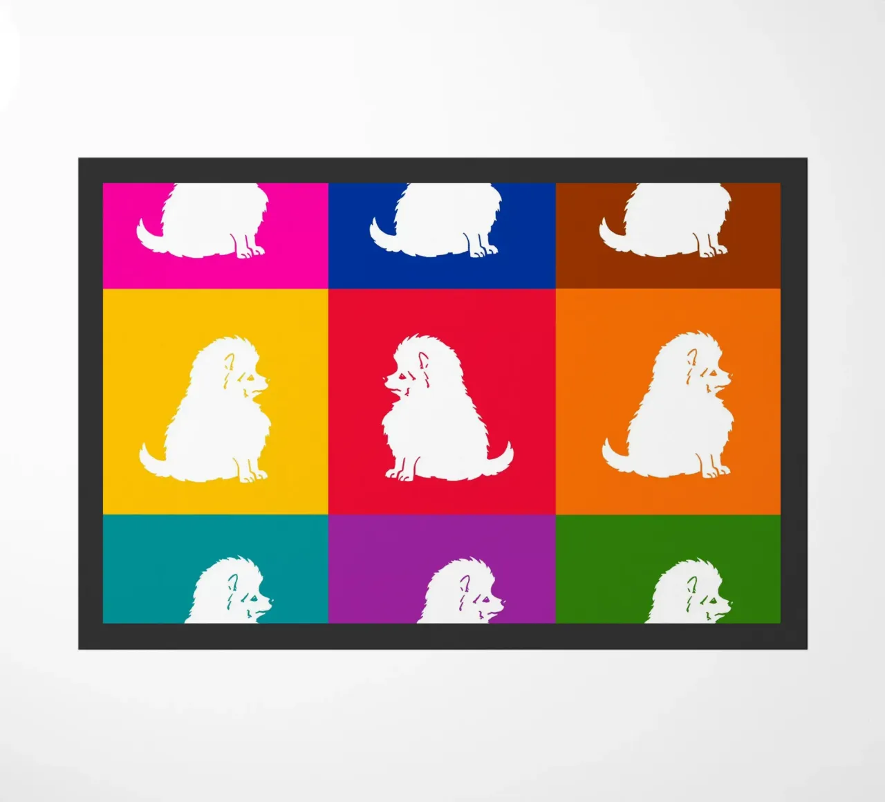 Small spitz doormat by Pop dogs