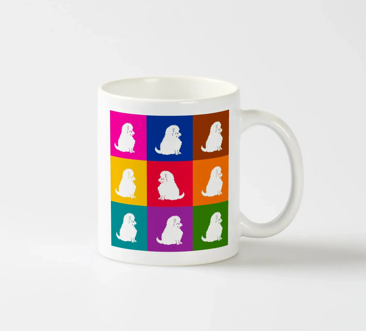 Small spitz ceramic mug by Pop dogs