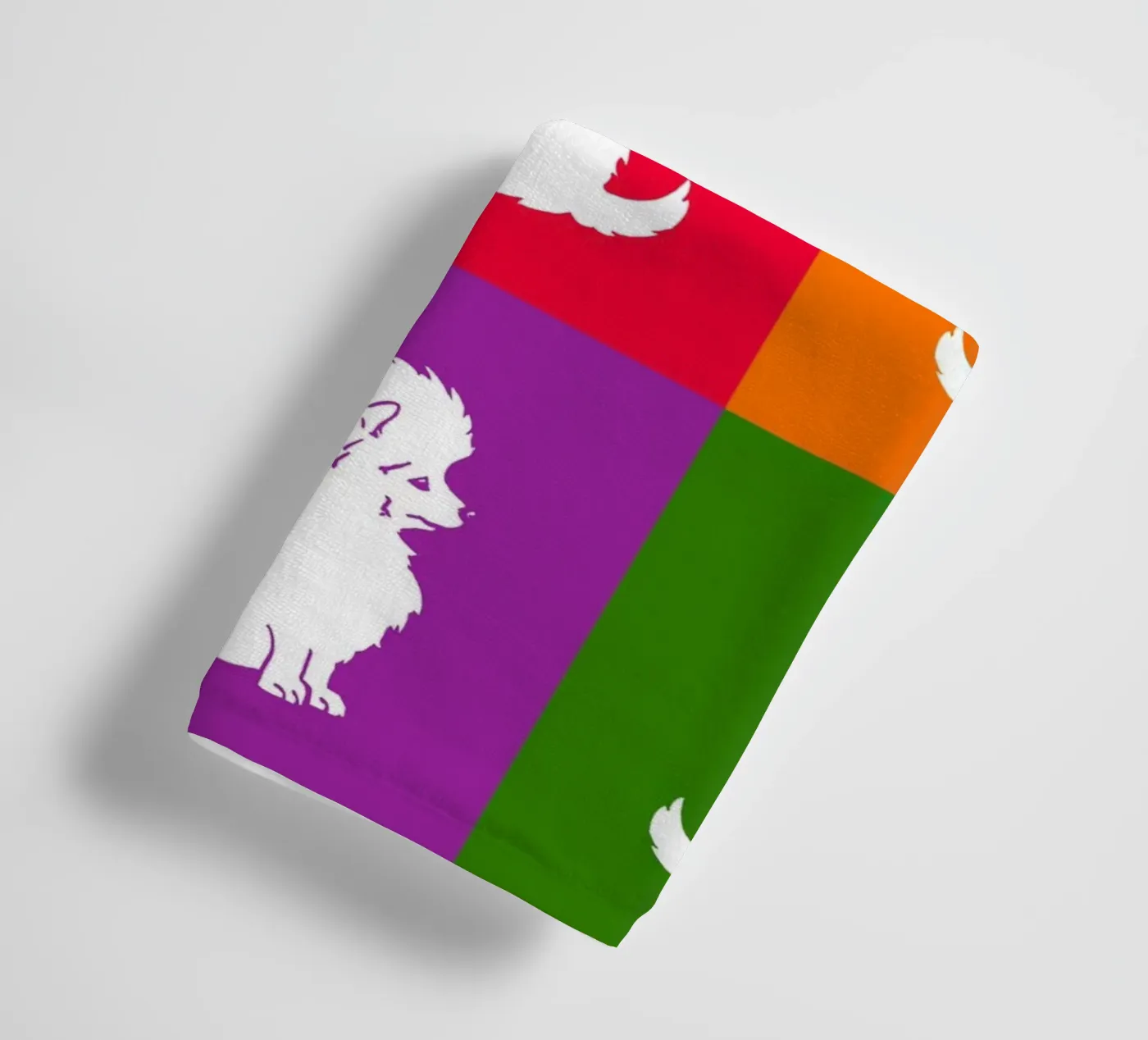 Small spitz towel by Pop dogs