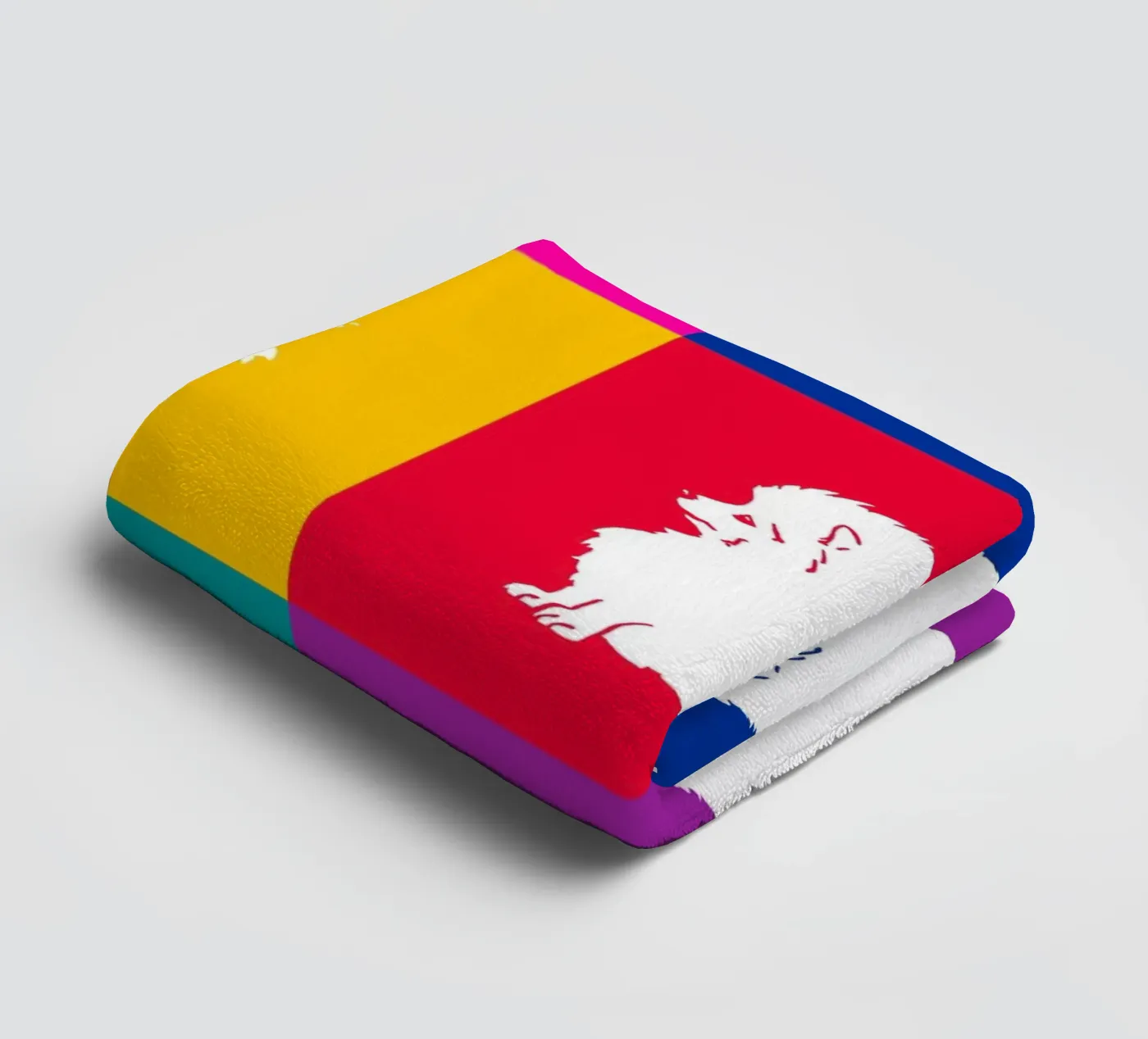 Small spitz towel by Pop dogs