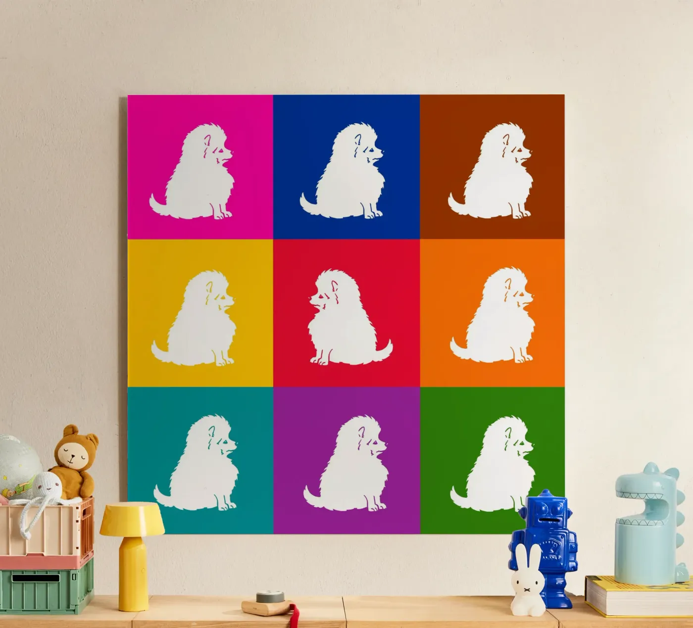 Small spitz Acryl-Glas von Pop dogs