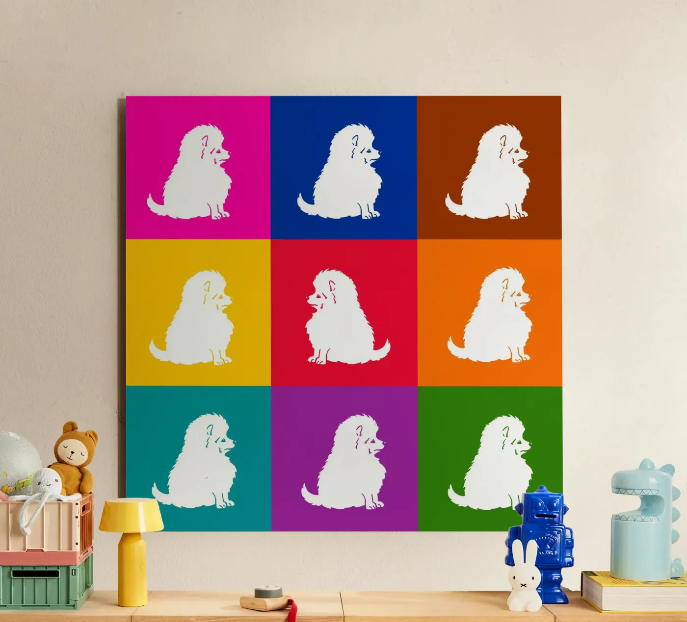 Petit spitz panneau forex de Pop dogs