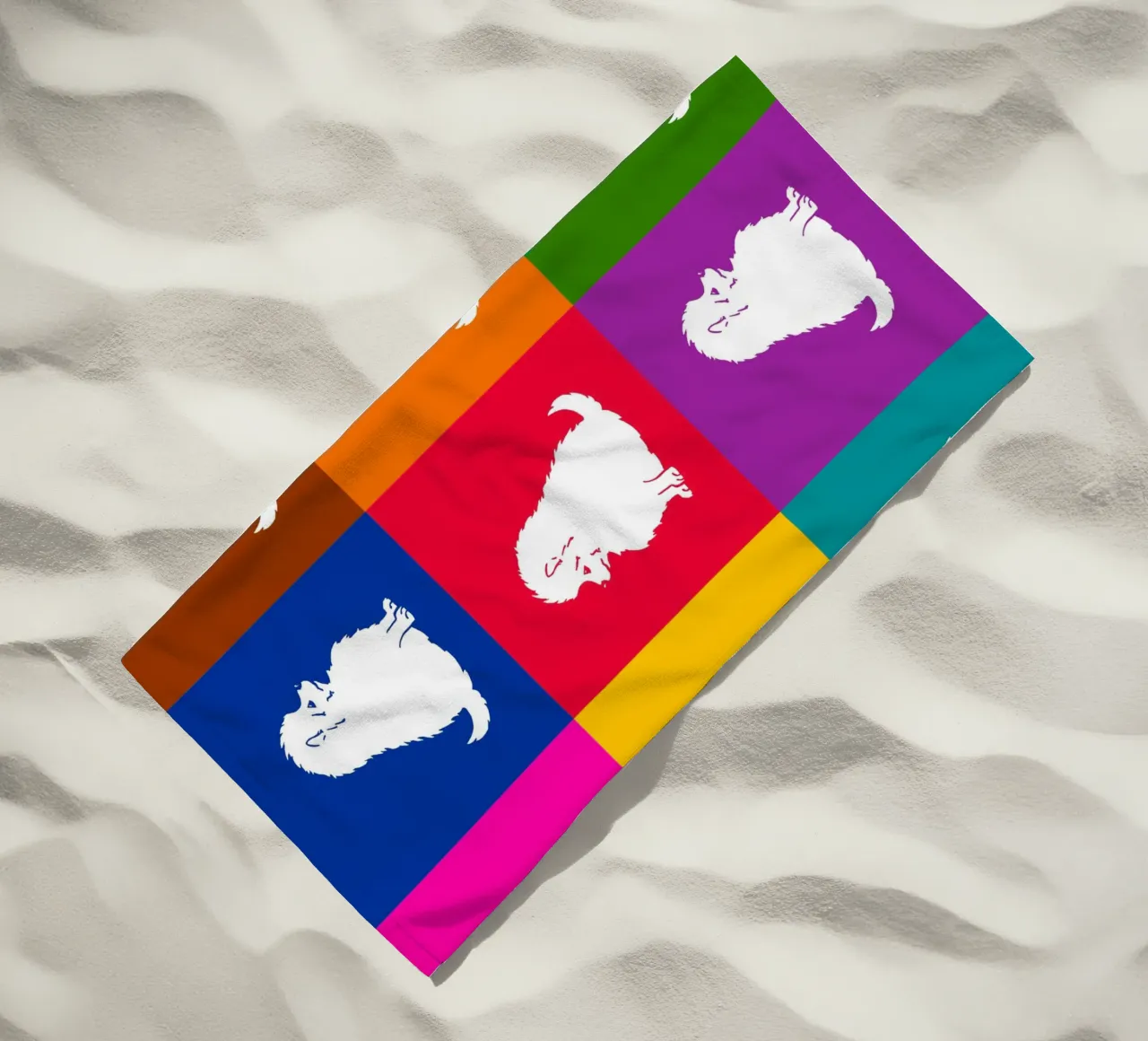 Piccolo spitz telo mare da Pop dogs