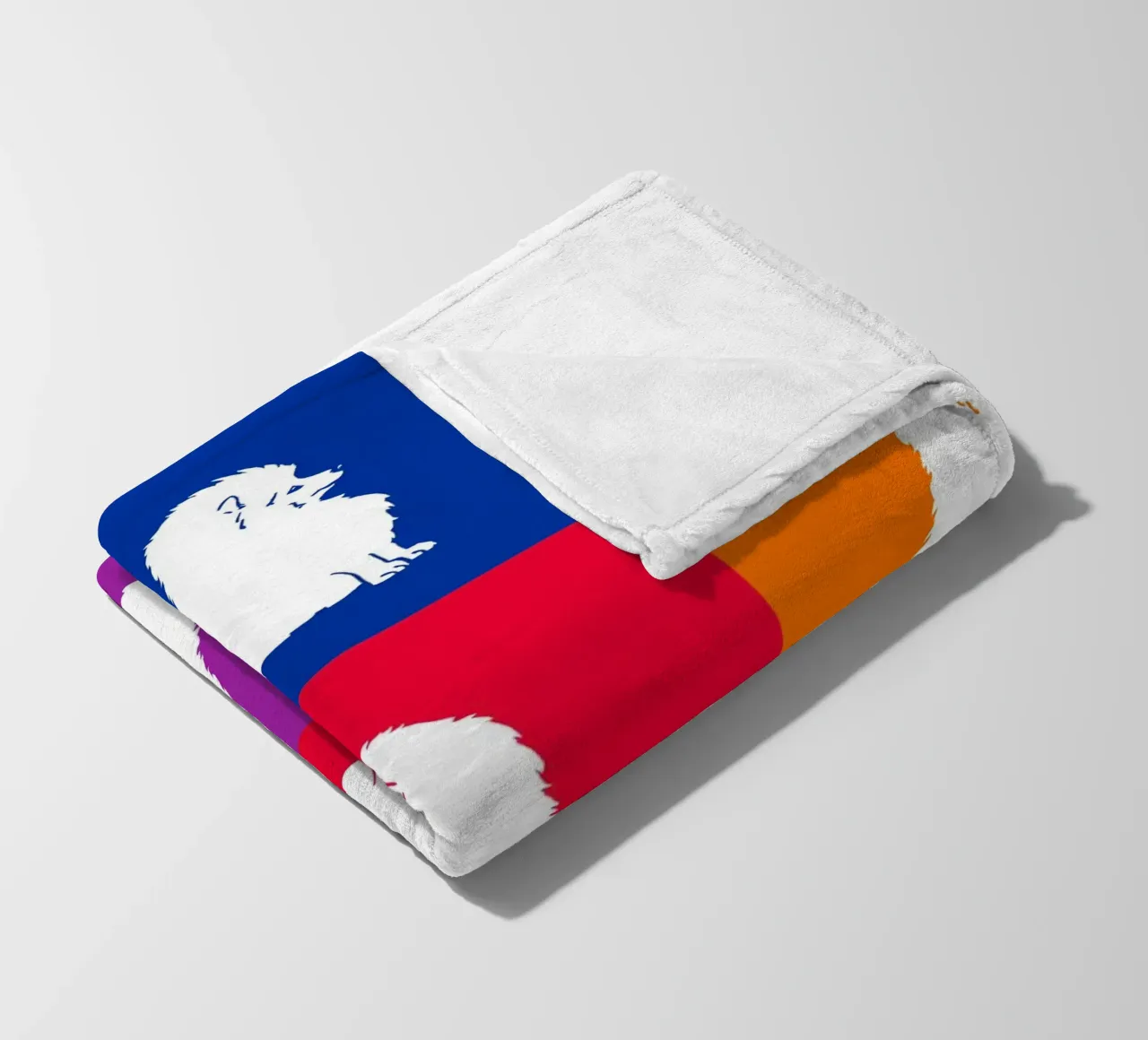 Kleine keeshond fleecedeken van Pop dogs