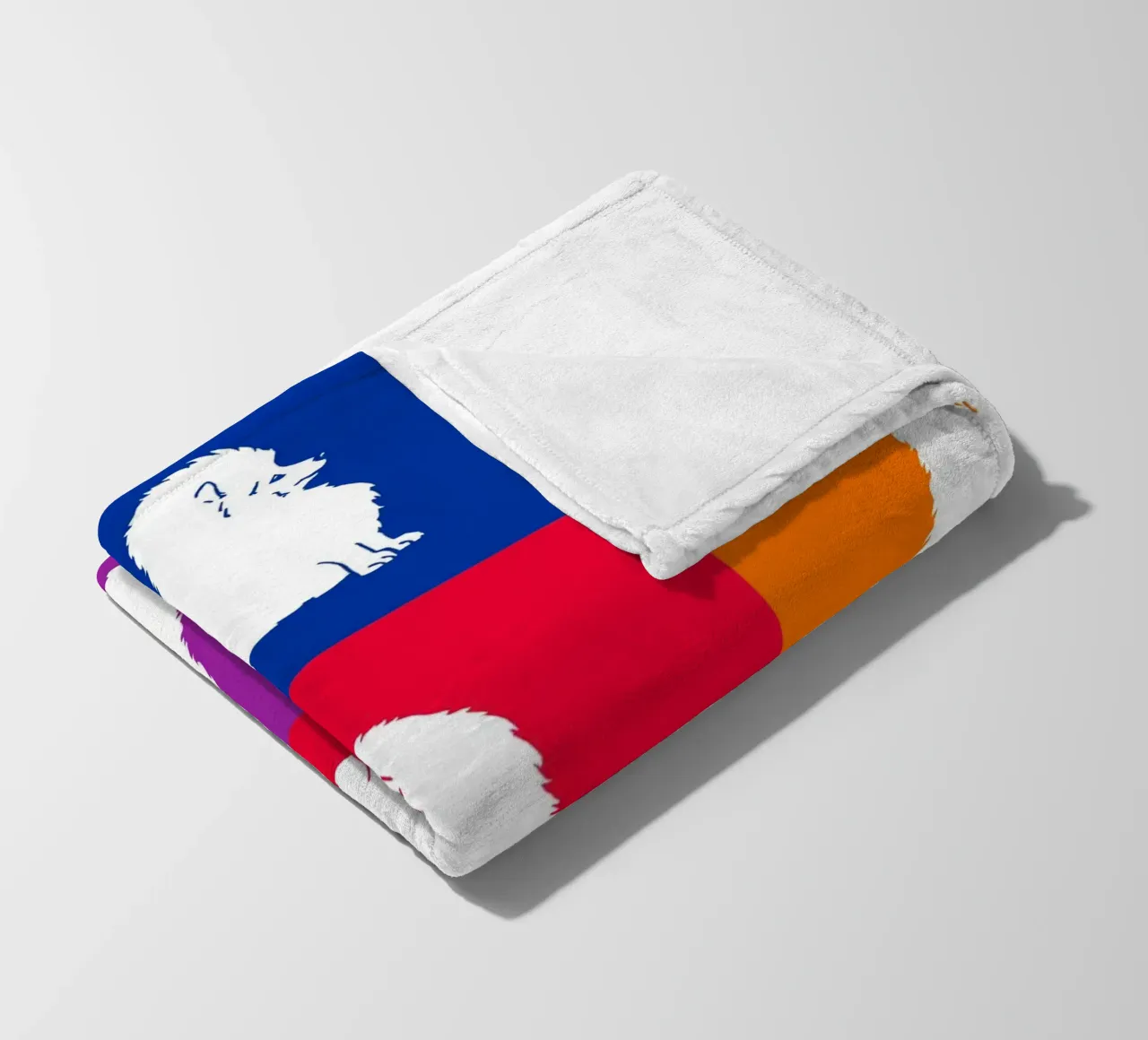 Kleine keeshond fleecedeken van Pop dogs