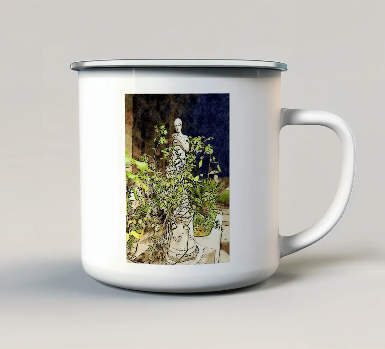 A Roma tazza in smalto da Piccola Serenata