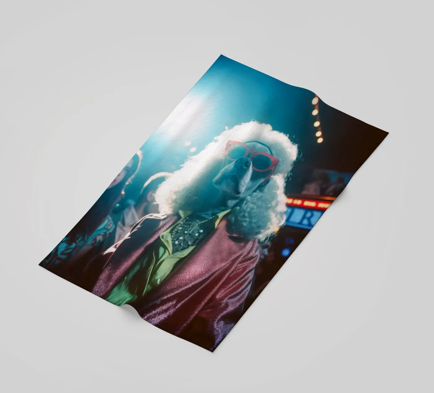 Sammy beach towel by Affiches Chien Originales – Dogland