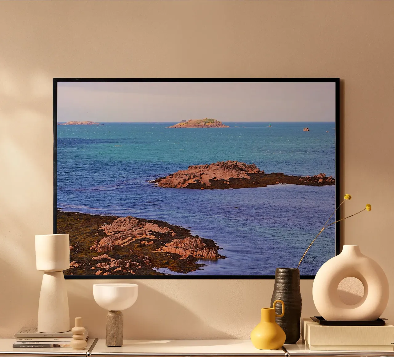 EILANDJES. poster van THIERRY VOBMANN.MY BEST PHOTOS.