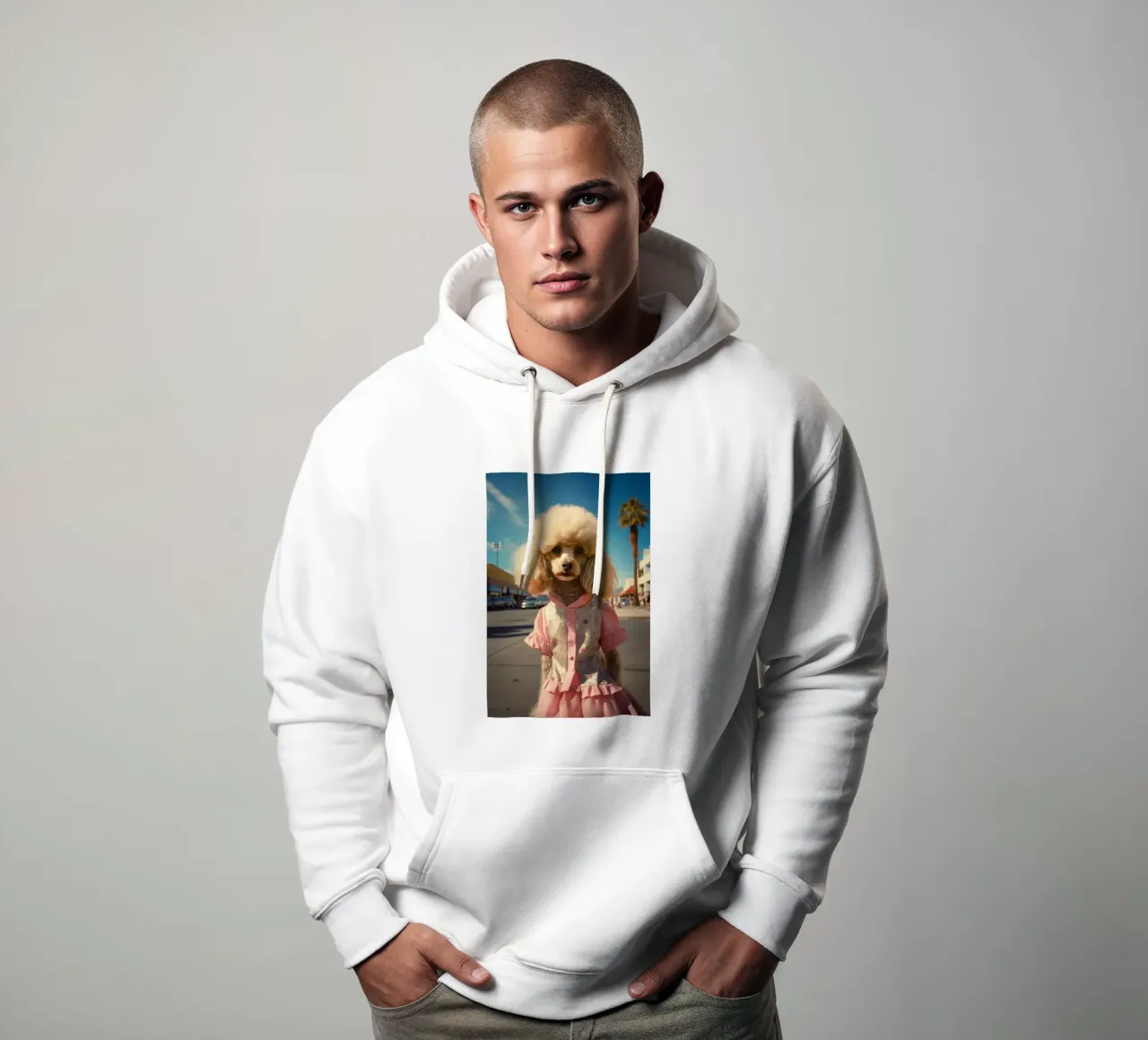 Maggie felpa con cappuccio da Affiches Chien Originales – Dogland