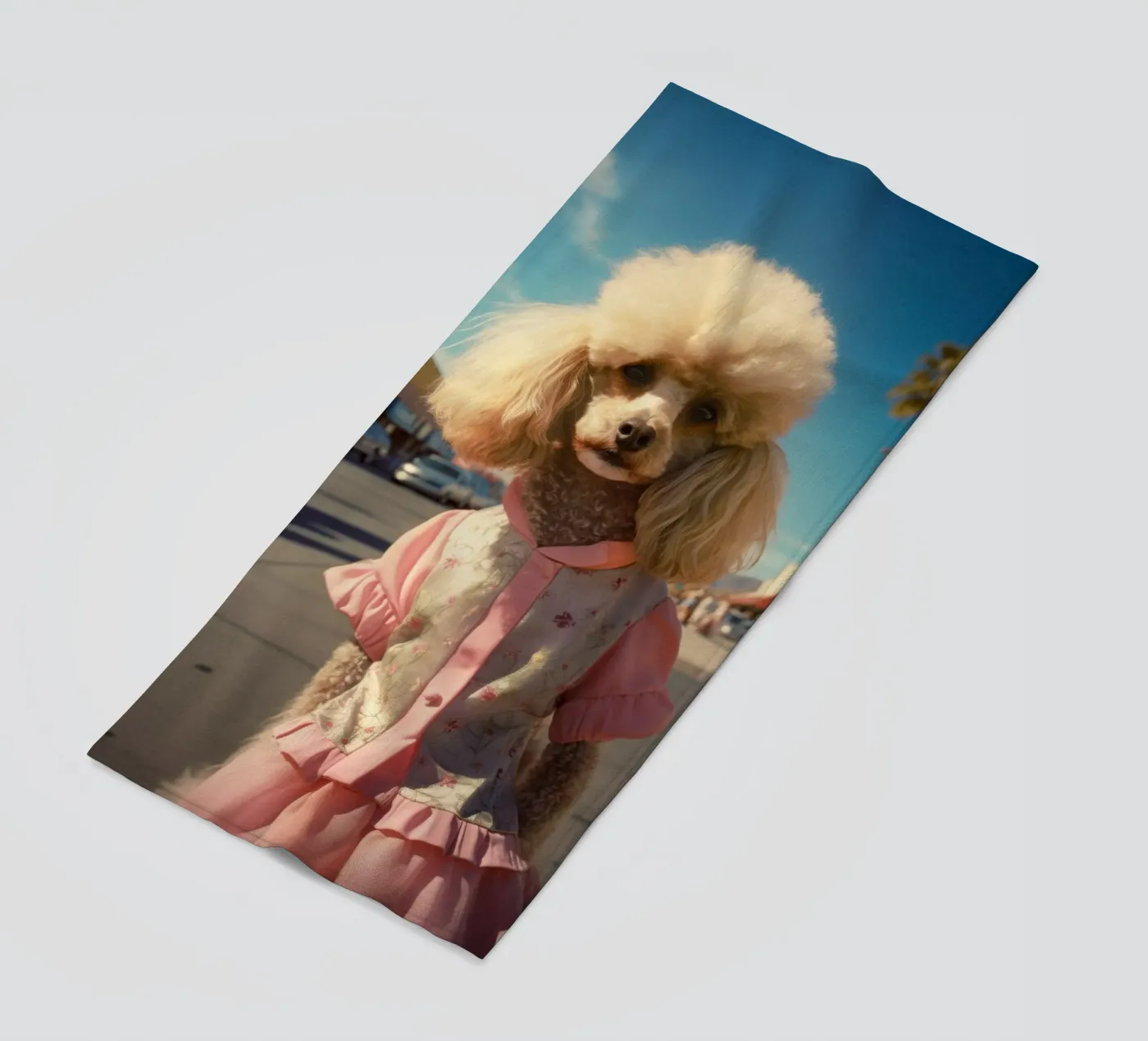 Maggie strandhanddoek van Affiches Chien Originales – Dogland