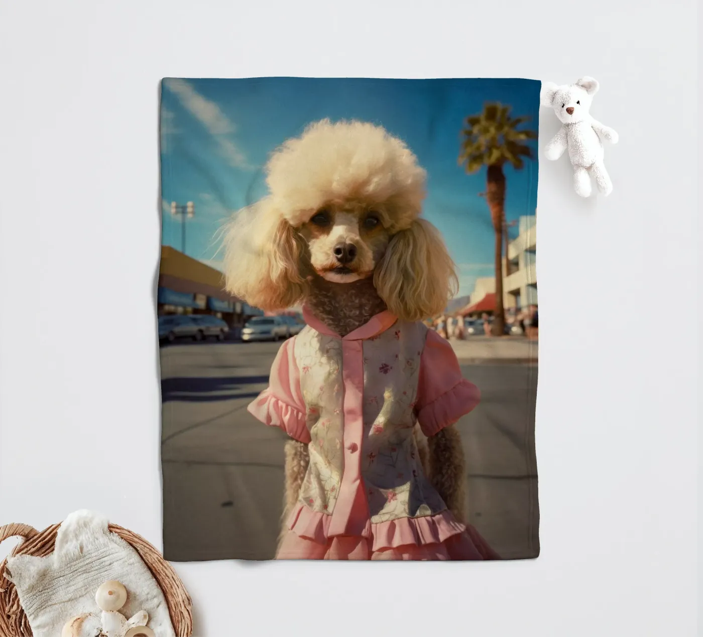 Maggie fleecedeken van Affiches Chien Originales – Dogland