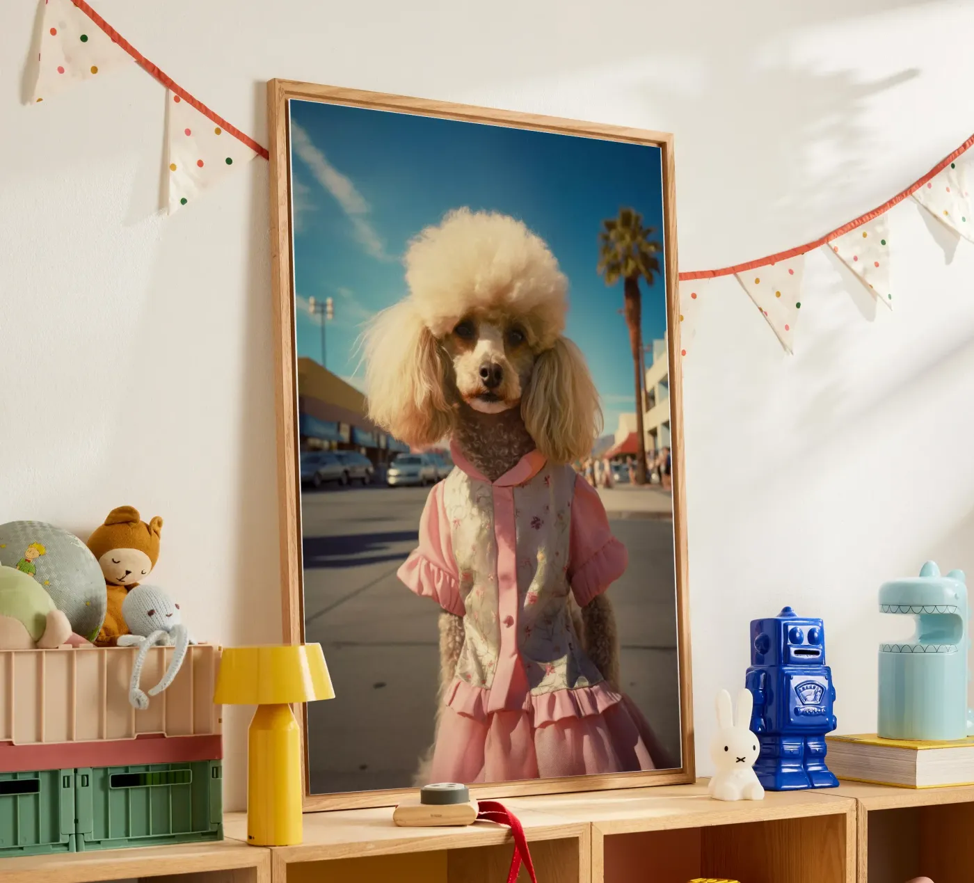 Maggie acrylic glass by Affiches Chien Originales – Dogland